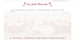 Desktop Screenshot of le-jardin-saint-aime.com